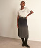 Picture of FATEL GREY TIE-DYE PLEATED MIDI SKIRT